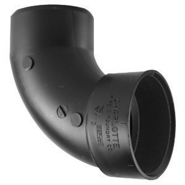 Charlotte Pipe And Foundry ELBOW 90 ABS DWV4""HXSPIG ABS003021200